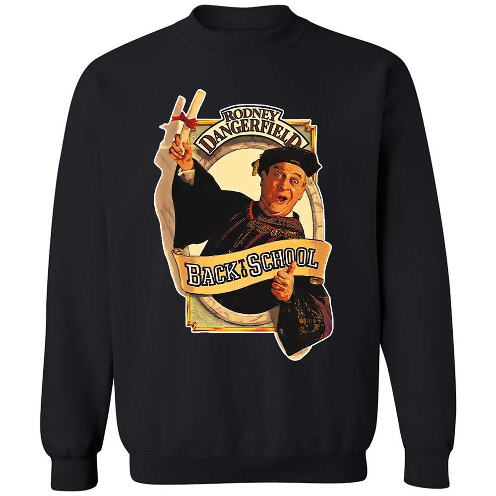 Classic Unisex Sweatshirt - UV93N1JU - Black - 1