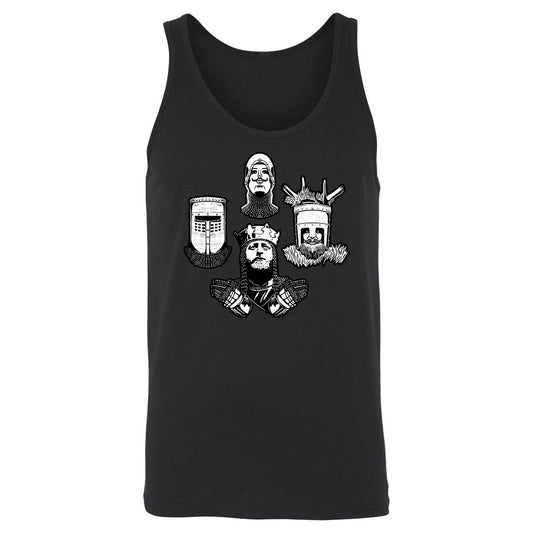 Unisex Jersey Tank - FLWDU4DK - Black - 1