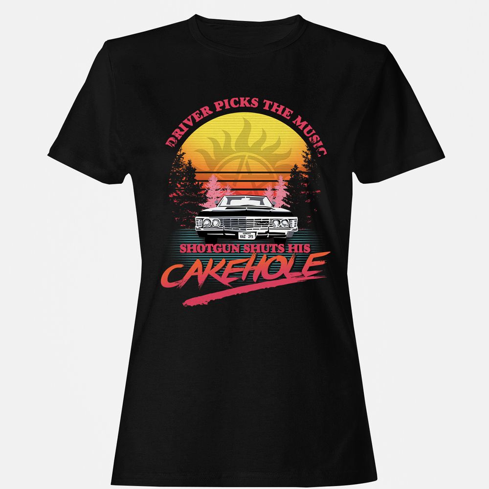 Women's T-Shirt - 2CVK2NVB - Black - 1