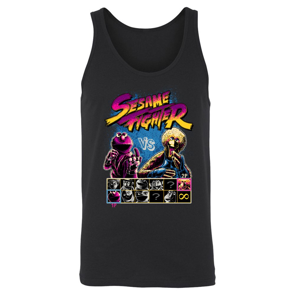 Unisex Jersey Tank - M5RJCC1D - Black - 1