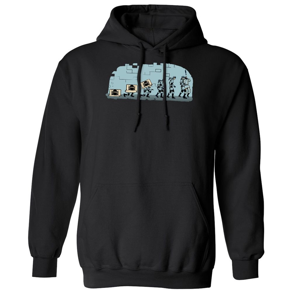Classic Unisex Hoodie - DCWTGWKA - Black - 1