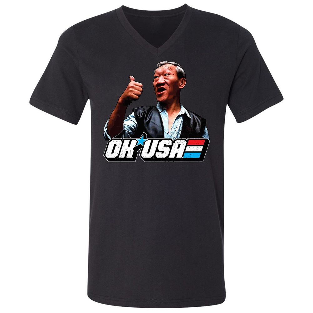Unisex V-Neck T-Shirt - T631UCHG - Black - 1