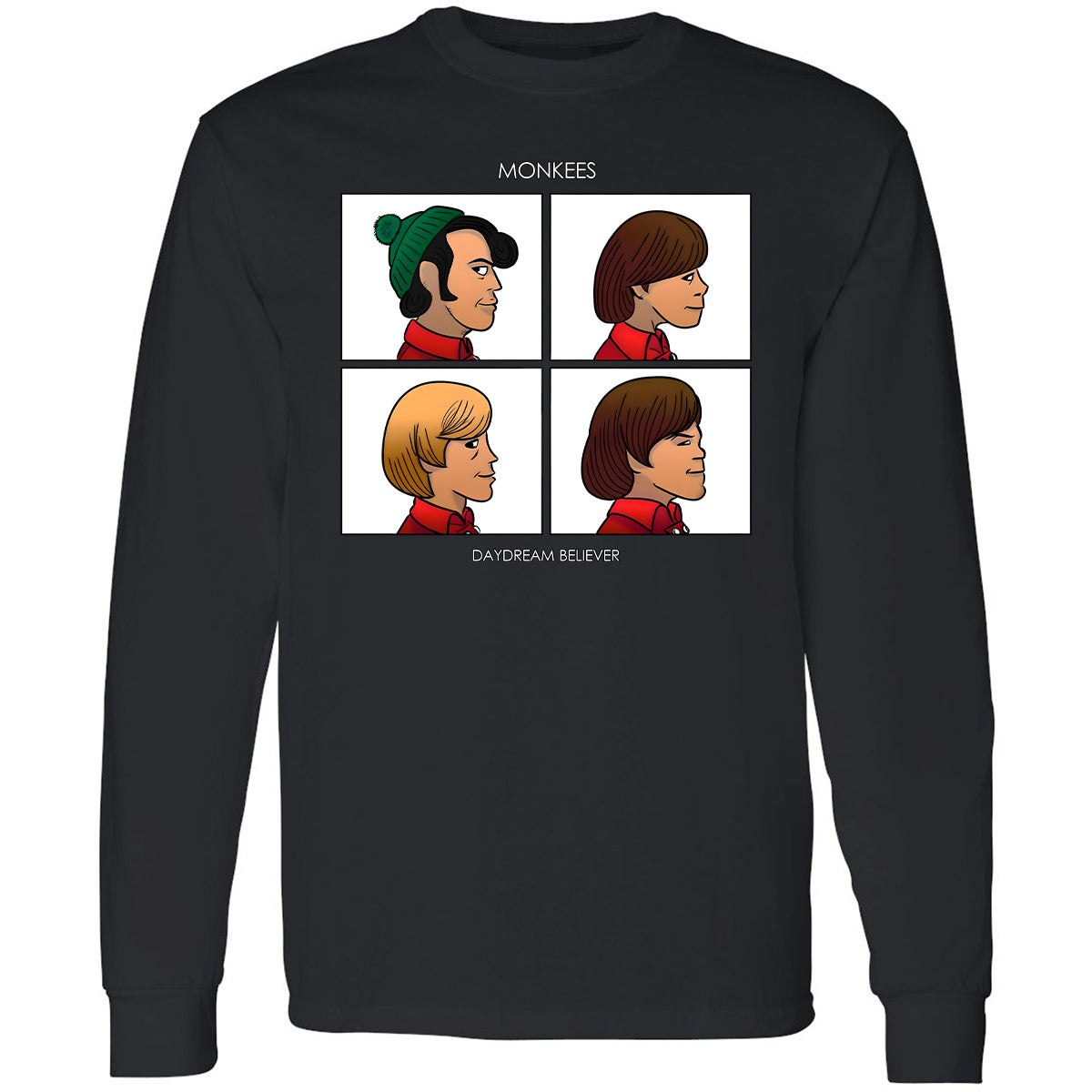 Long Sleeve T-Shirt - NDE5LKDM - Black - 1