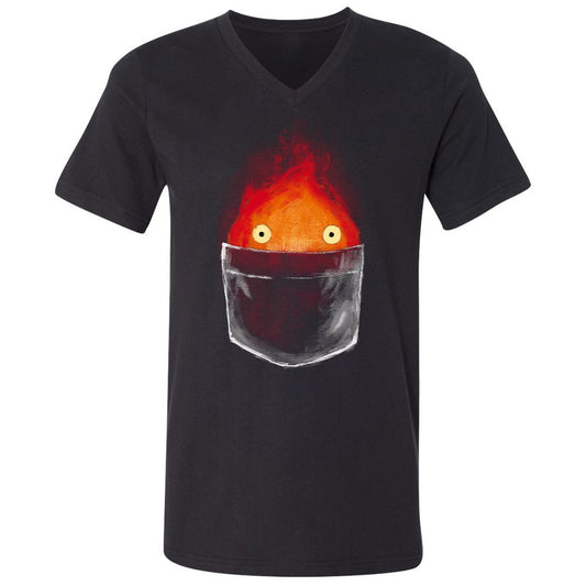 Unisex V-Neck T-Shirt - VS5UFSN3 - Black - 1