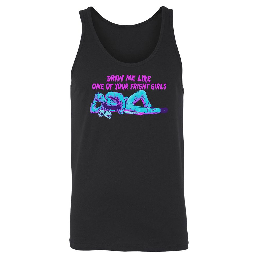 Unisex Jersey Tank - HX7PT4FQ - Black - 1