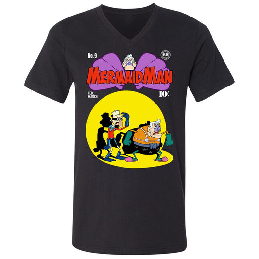 Unisex V-Neck T-Shirt - STCC8KWZ - Black - 1