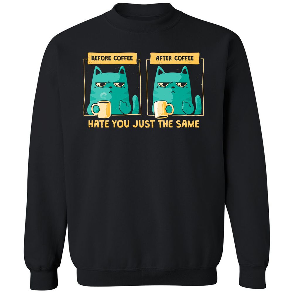 Classic Unisex Sweatshirt - JDNRZB68 - Black - 1