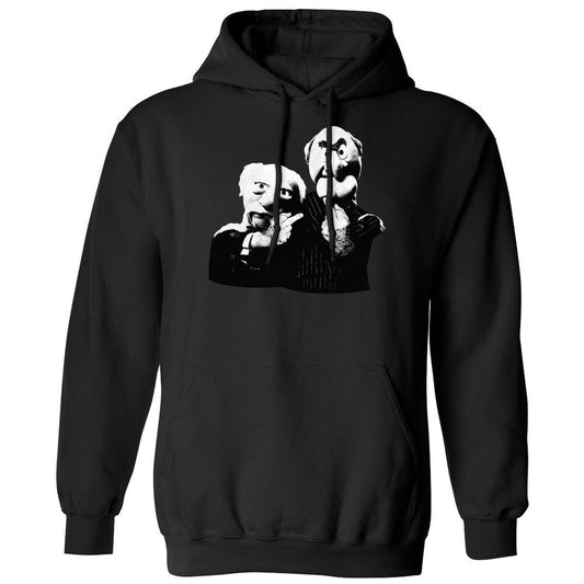 Statler and Waldorf Middle Finger - Black - 1