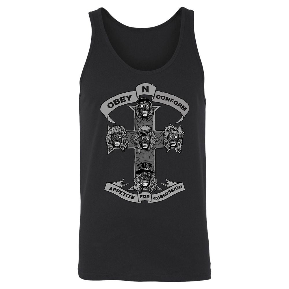 Unisex Jersey Tank - K5X6NM68 - Black - 1
