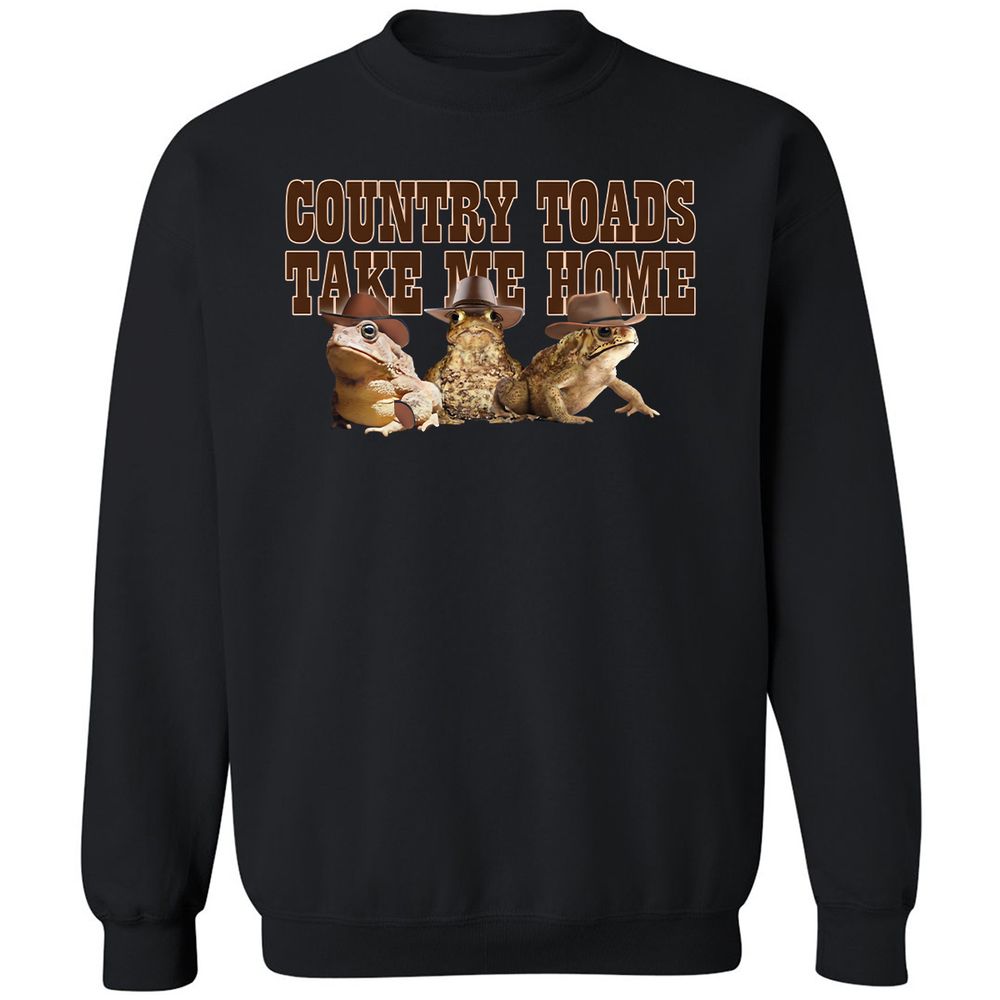 Country Toads Take Me Home - Black - 1