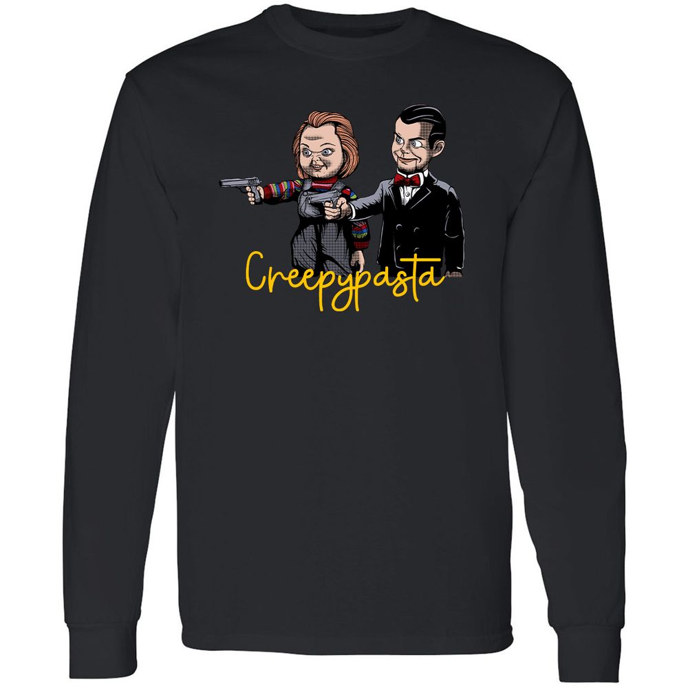 Long Sleeve T-Shirt - 5T2GVB6N - Black - 1