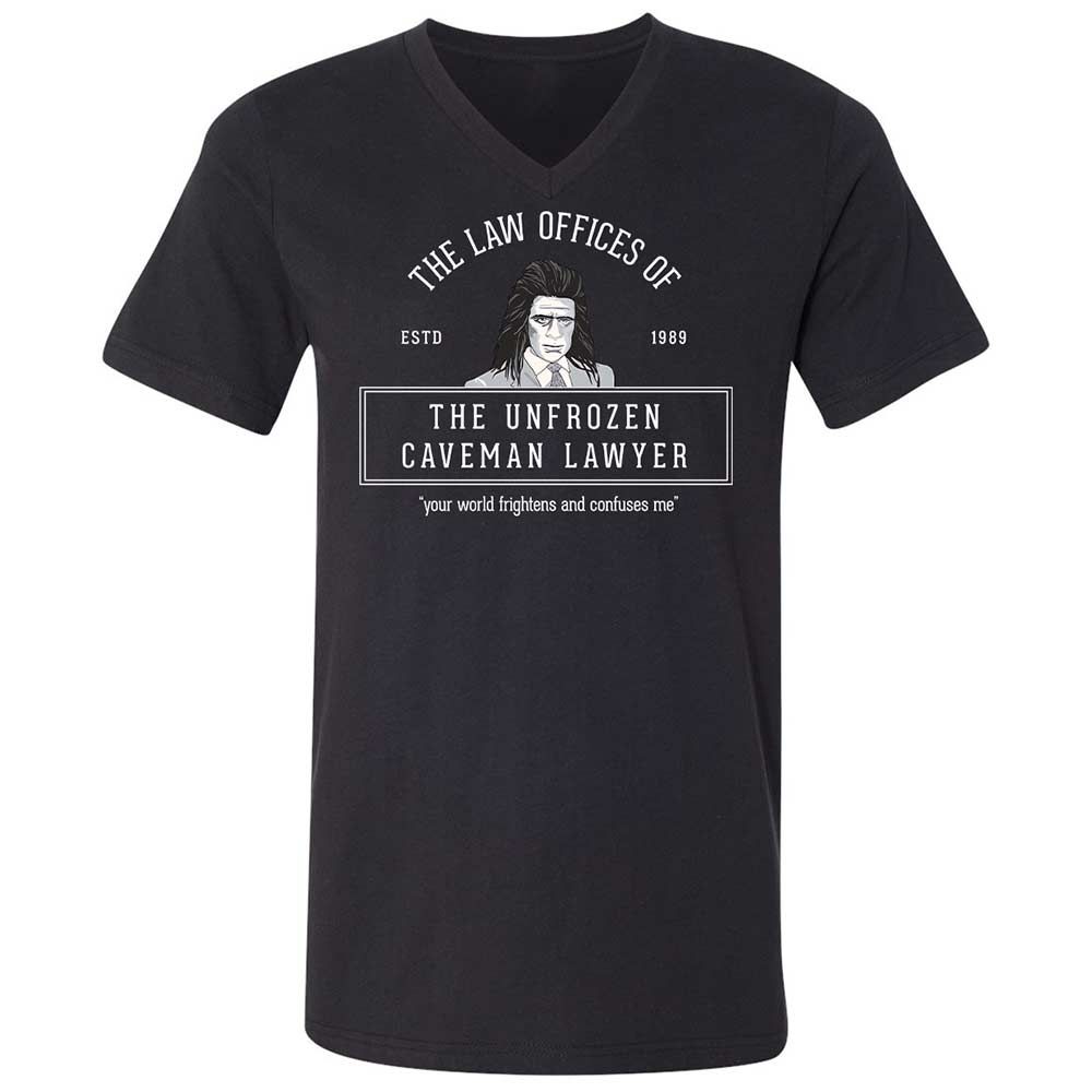 Unisex V-Neck T-Shirt - DPHS861J - Black - 1