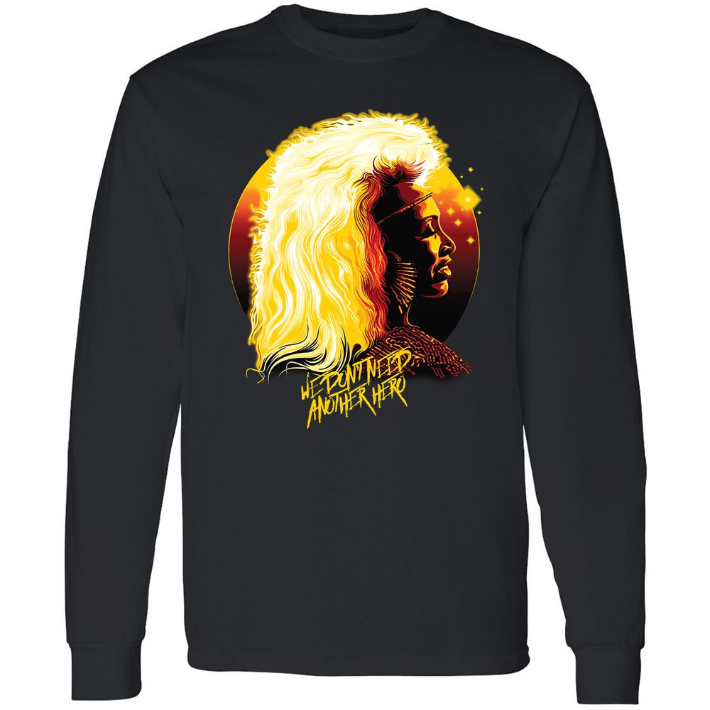 Long Sleeve T-Shirt - QM4VB8J9 - Black - 1