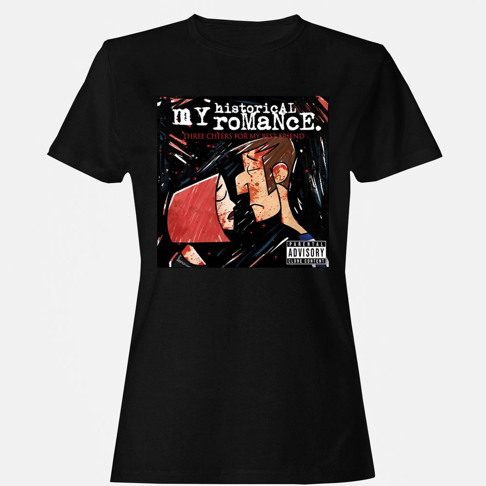 Women's T-Shirt - V9F8BXUR - Black - 1