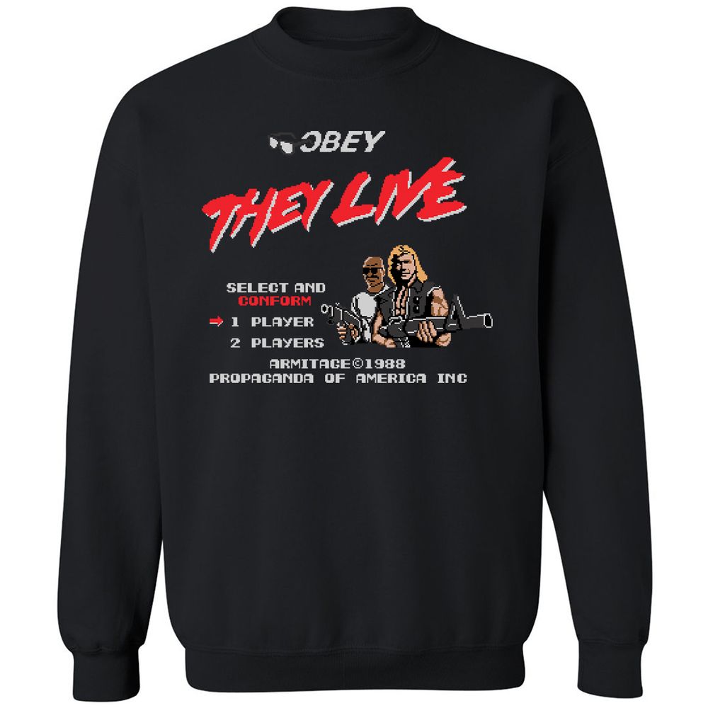 Classic Unisex Sweatshirt - VVE3MM7K - Black - 1