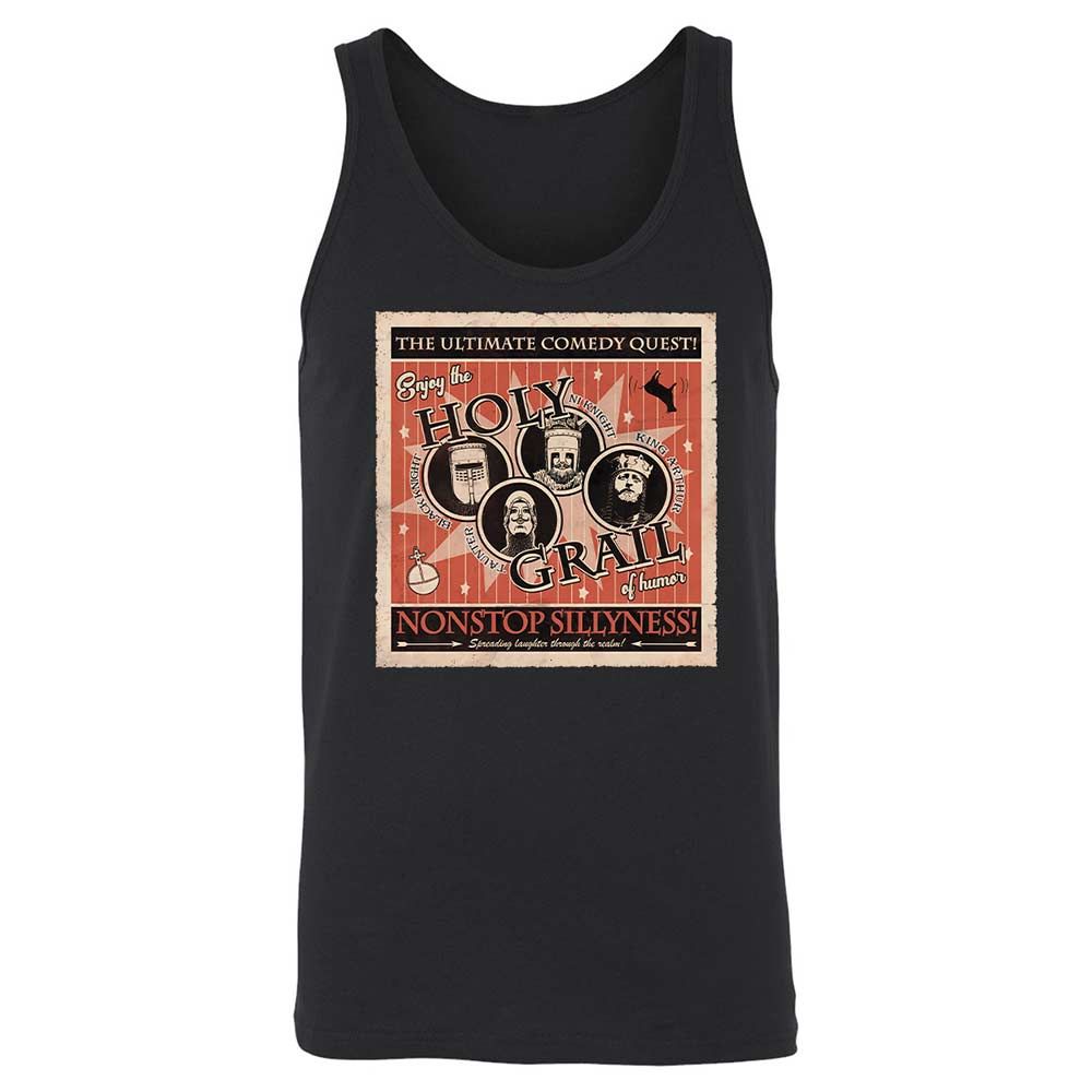 Unisex Jersey Tank - GVLEUX77 - Black - 1