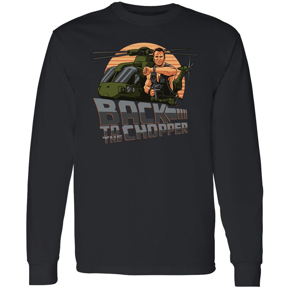 Long Sleeve T-Shirt - CW5HDRU7 - Black - 1