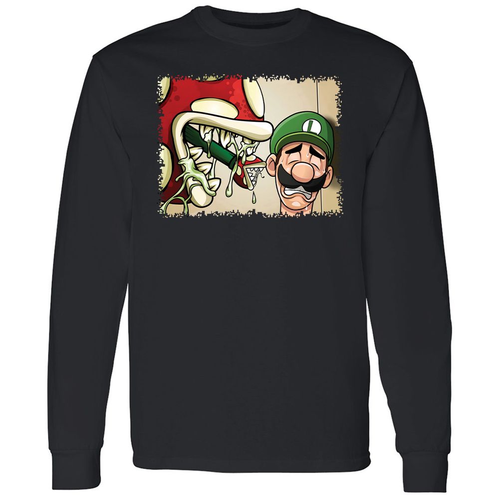 Long Sleeve T-Shirt - 9Y5NWXFU - Black - 1