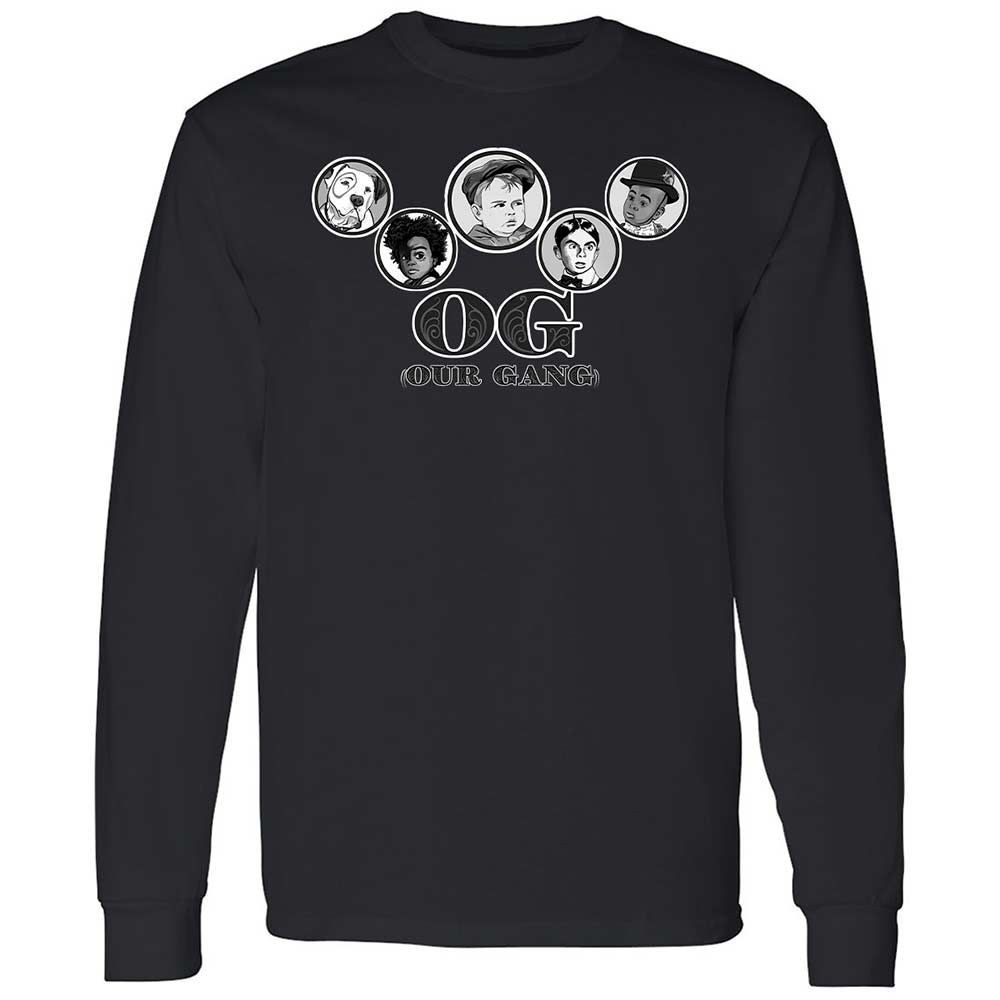Long Sleeve T-Shirt - GJD3BQGJ - Black - 1