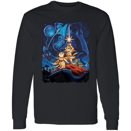 Long Sleeve T-Shirt - BX7Y6H8Y - Black - 1