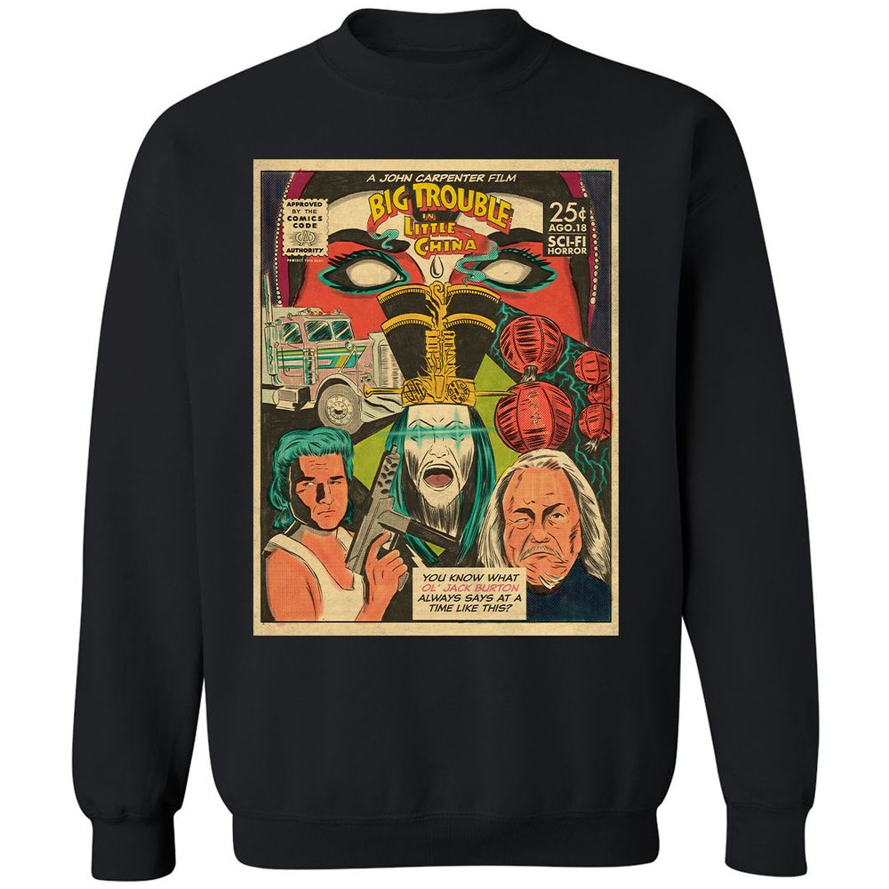 Classic Unisex Sweatshirt - H5BP6EF5 - Black - 1