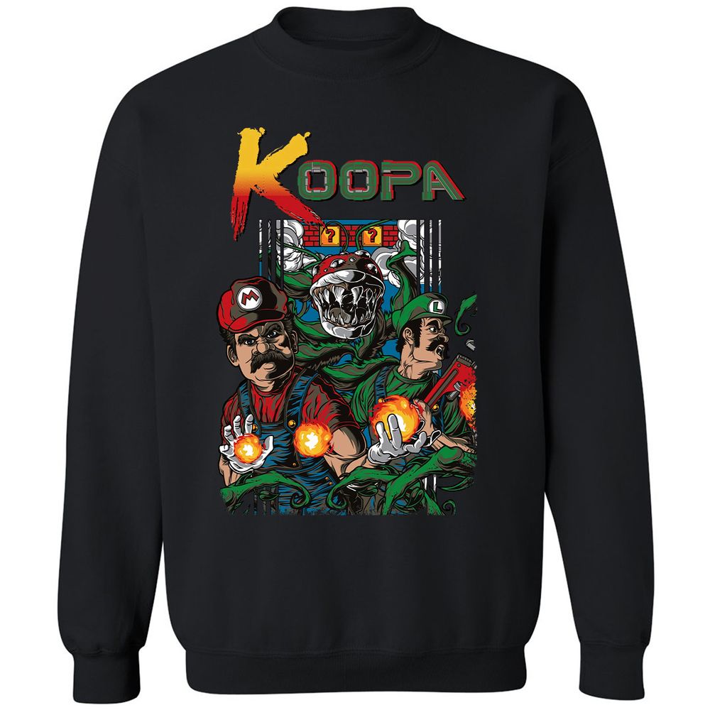 Classic Unisex Sweatshirt - WVJVYK82 - Black - 1