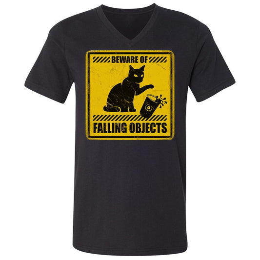 Unisex V-Neck T-Shirt - RV85QVSU - Black - 1