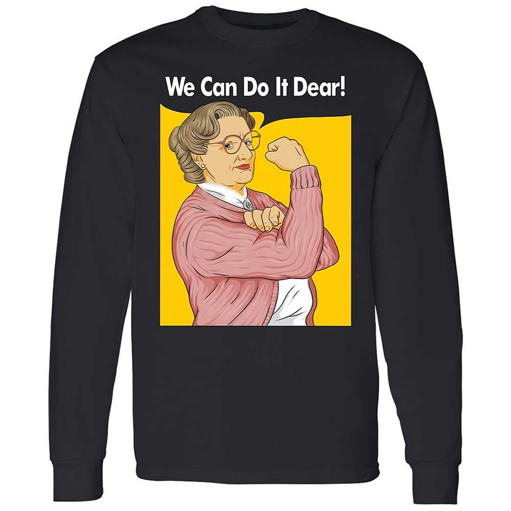 We Can Do It Dear - Black - 1