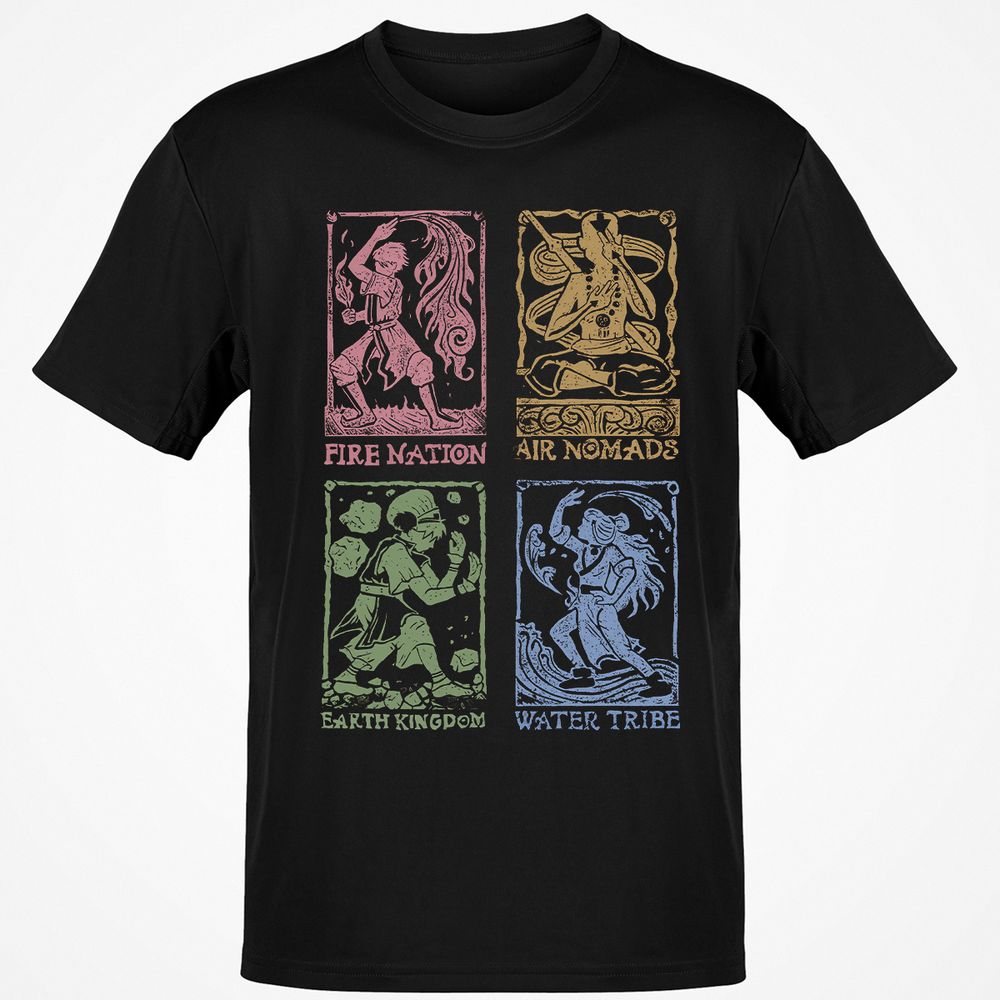 Classic Unisex T-Shirt - K5ZZGR7V - Black - 1