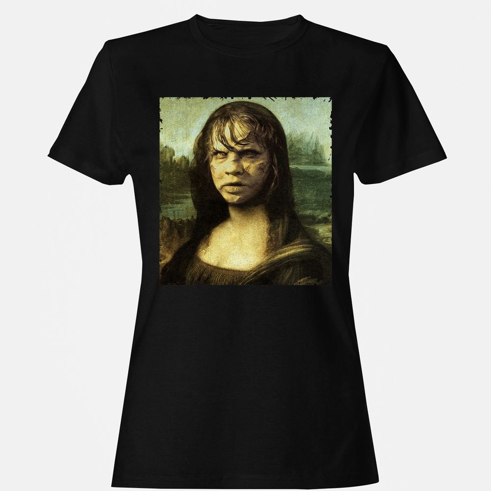 Women's T-Shirt - 7X6LTV52 - Black - 1