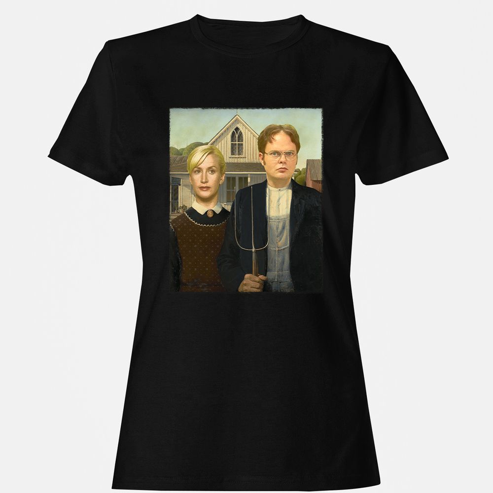 Women's T-Shirt - FE9LNTMG - Black - 1