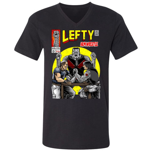 Unisex V-Neck T-Shirt - VCAPWR15 - Black - 1