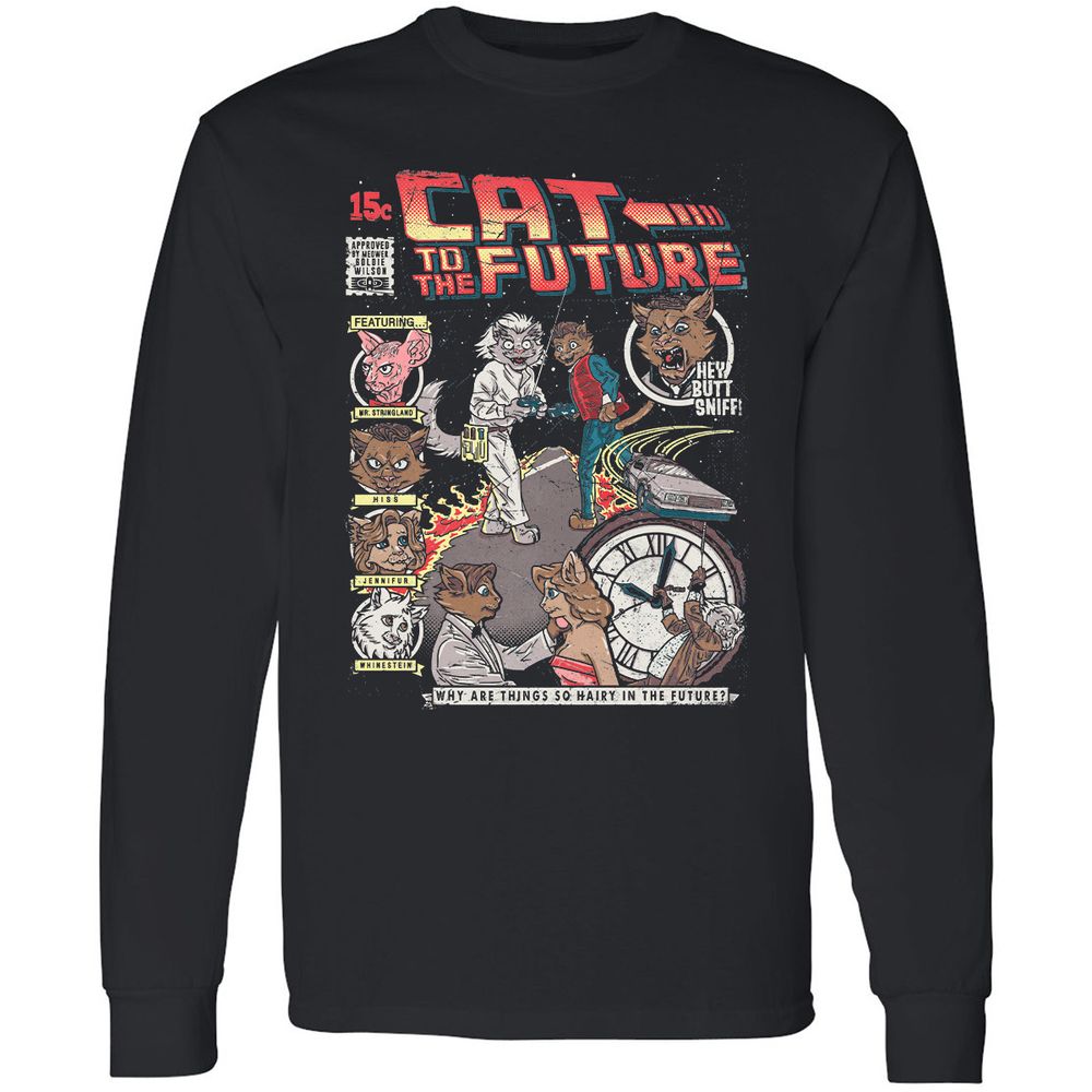 Long Sleeve T-Shirt - 498D2YJ5 - Black - 1