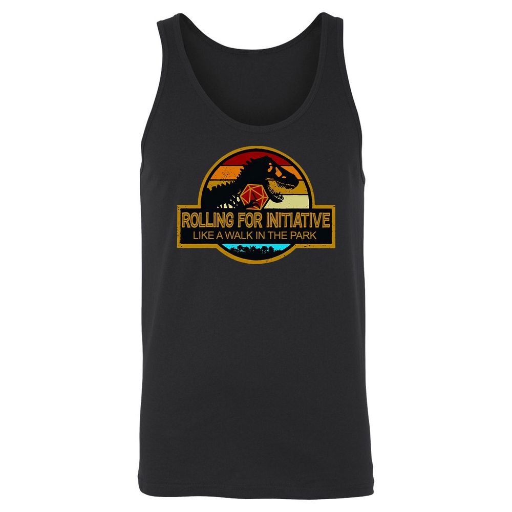 Unisex Jersey Tank - NLM3V6E4 - Black - 1