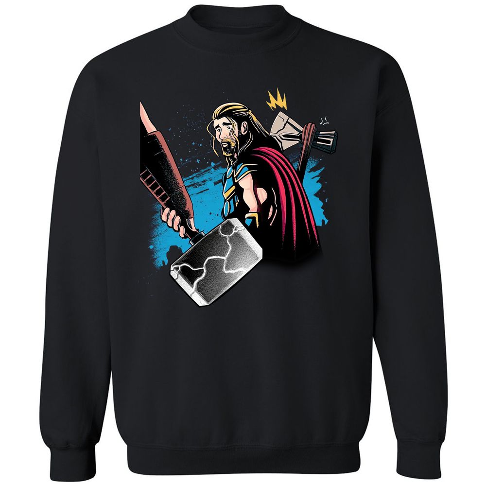 Classic Unisex Sweatshirt - 81FTLT7T - Black - 1