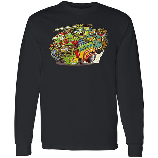 Long Sleeve T-Shirt - Y9TH2G6Z - Black - 1