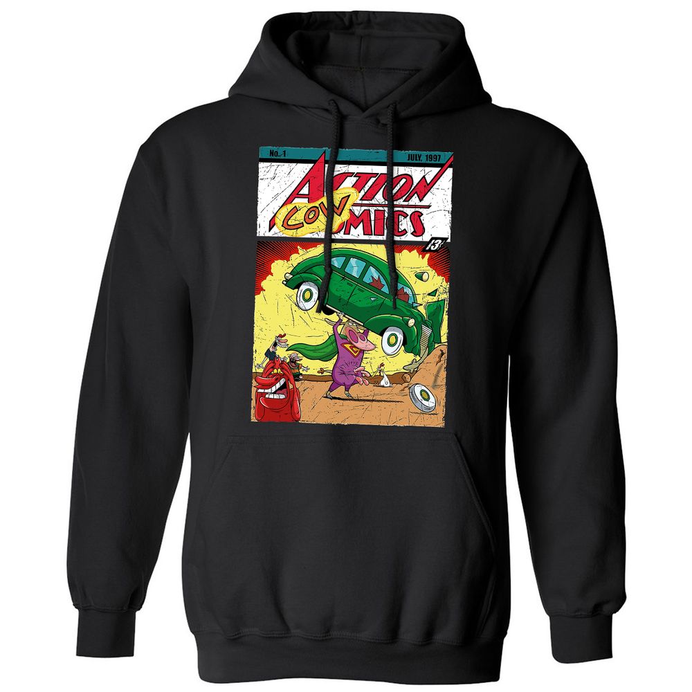 Classic Unisex Hoodie - 9618B2XL - Black - 1