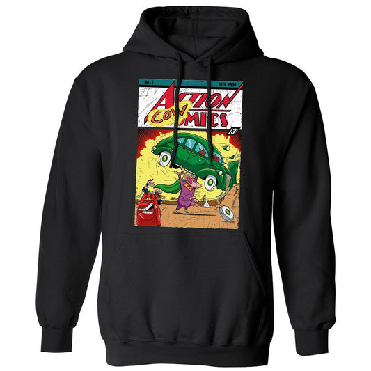 Classic Unisex Hoodie - 9618B2XL - Black - 1