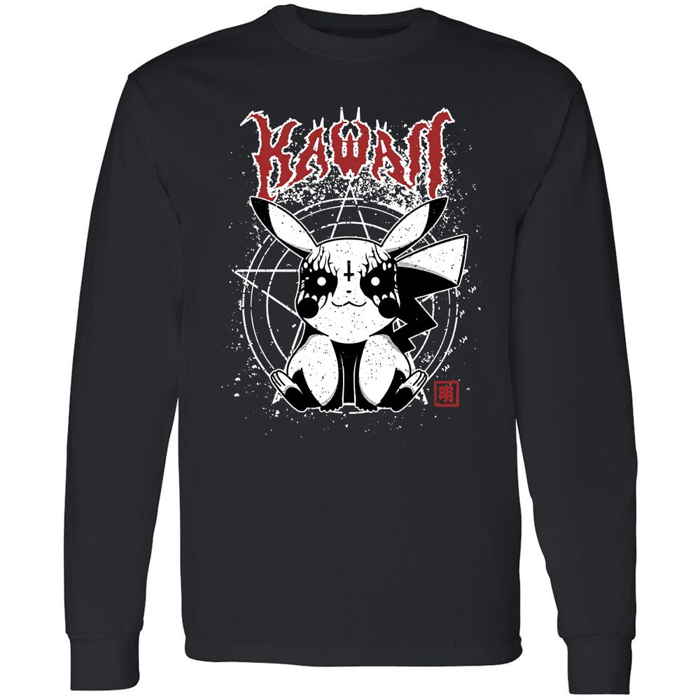 Long Sleeve T-Shirt - PHDSQ813 - Black - 1