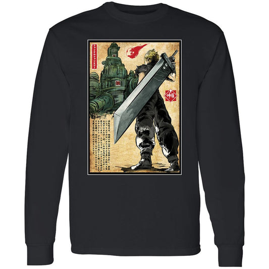 Long Sleeve T-Shirt - 62F49XUE - Black - 1