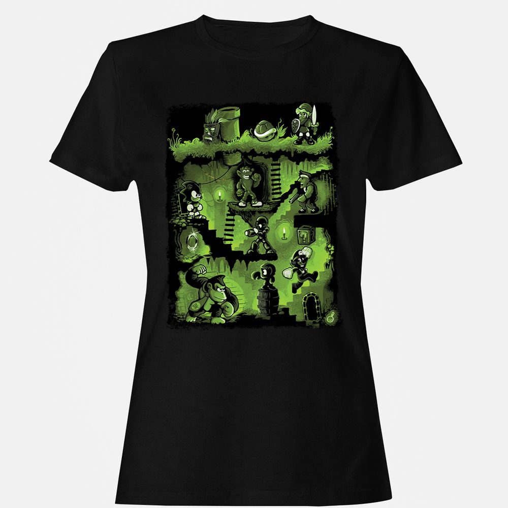 Women's T-Shirt - US6NKD1D - Black - 1