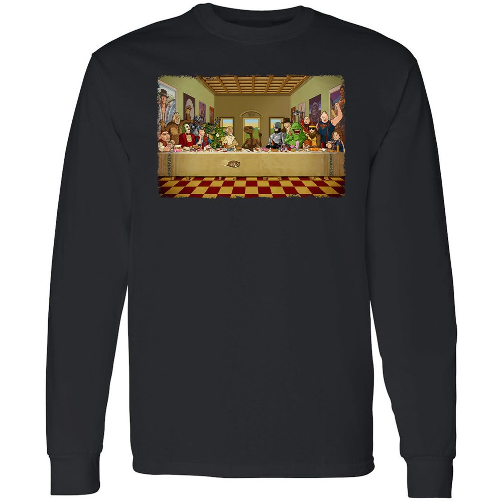 Long Sleeve T-Shirt - H7N7Y4EM - Black - 1