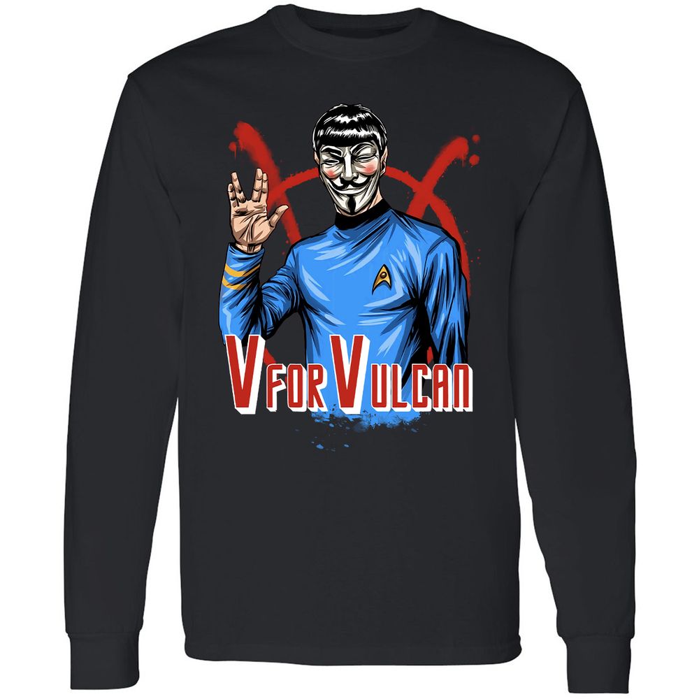 Long Sleeve T-Shirt - M1CHUQ8X - Black - 1