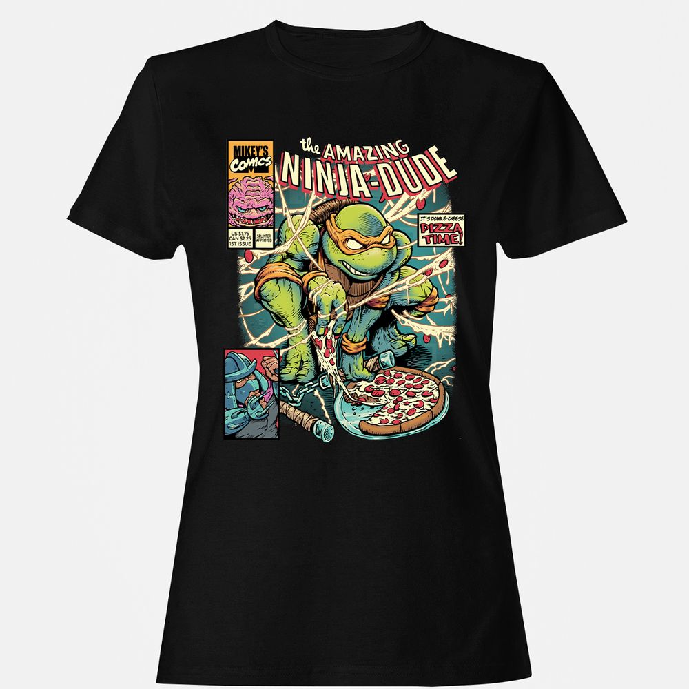 Women's T-Shirt - CWXEHK95 - Black - 1