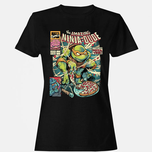 Women's T-Shirt - CWXEHK95 - Black - 1