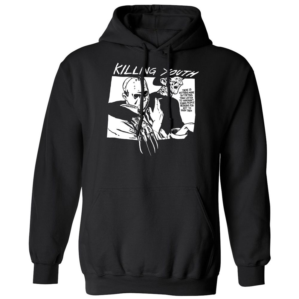 Classic Unisex Hoodie - WJK2T9W9 - Black - 1