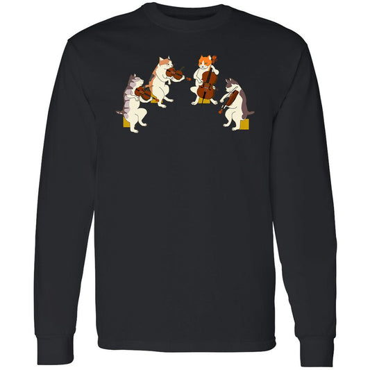 Long Sleeve T-Shirt - V2KNZXWS - Black - 1