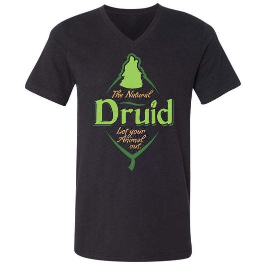 Unisex V-Neck T-Shirt - 9172F9ES - Black - 1