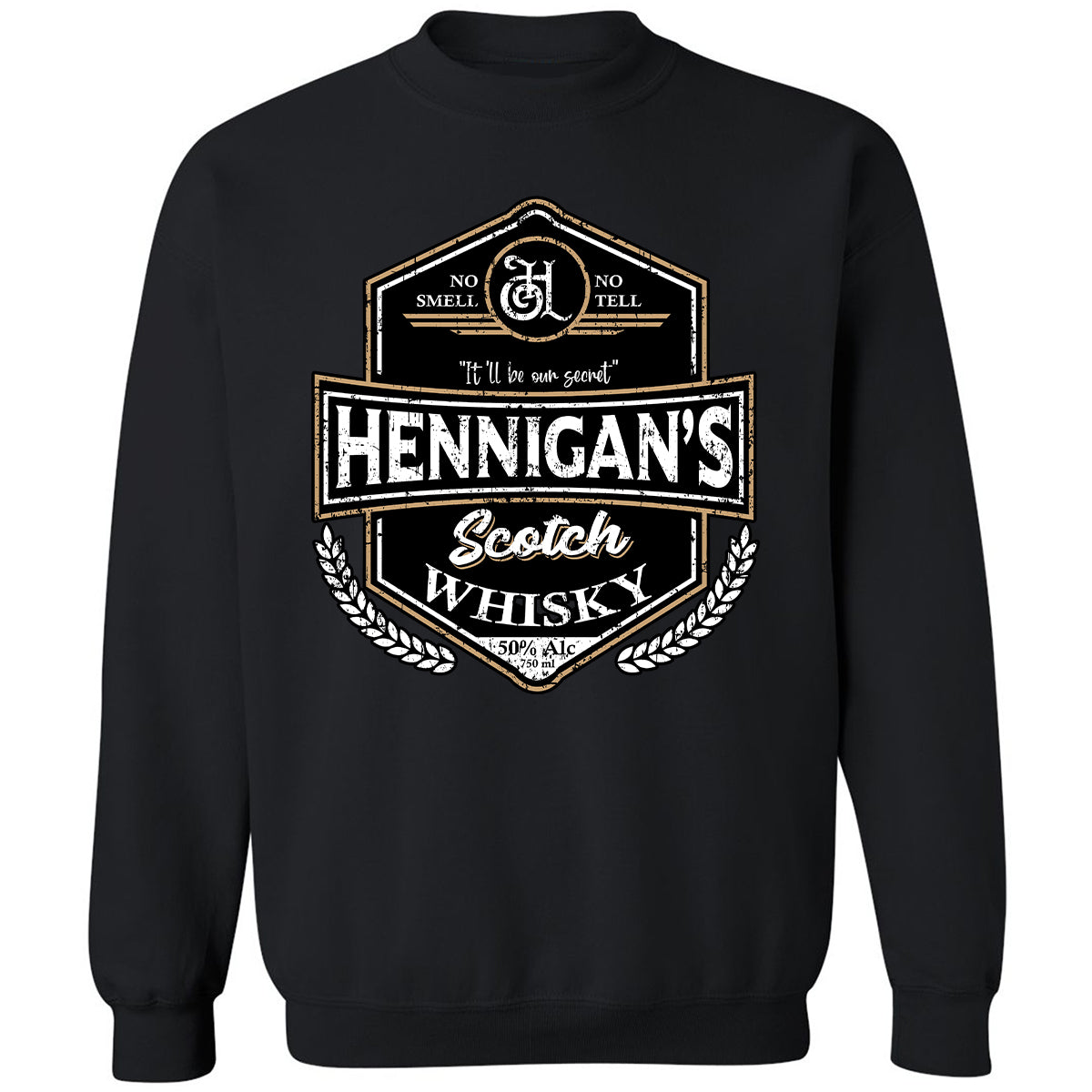 Classic Unisex Sweatshirt - 5D7UZU3R - Black - 1