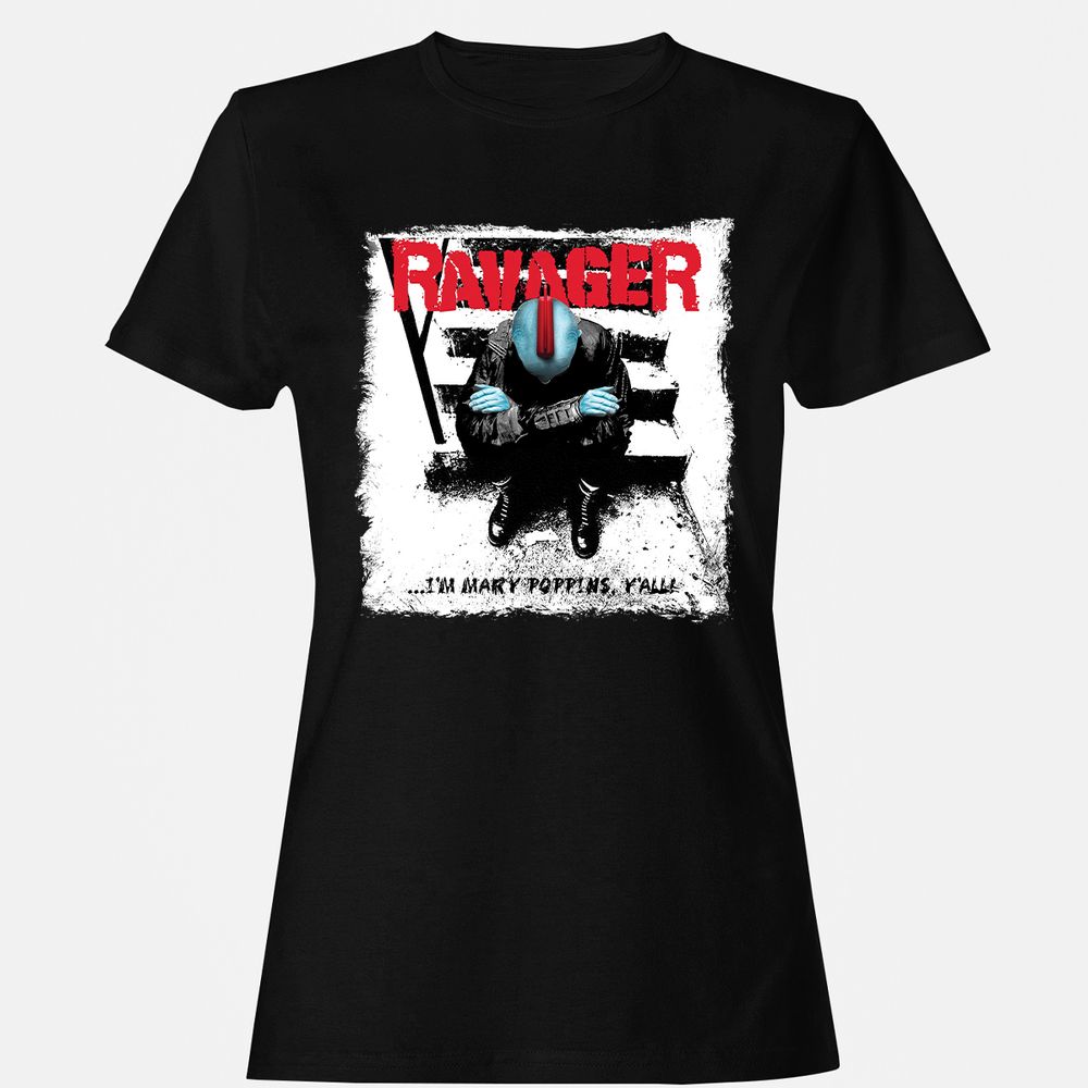 Women's T-Shirt - E72ENH9C - Black - 1